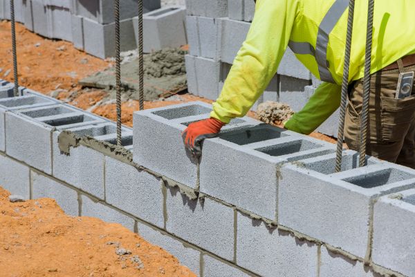 Concrete Blocks Installation in Chagrin Falls