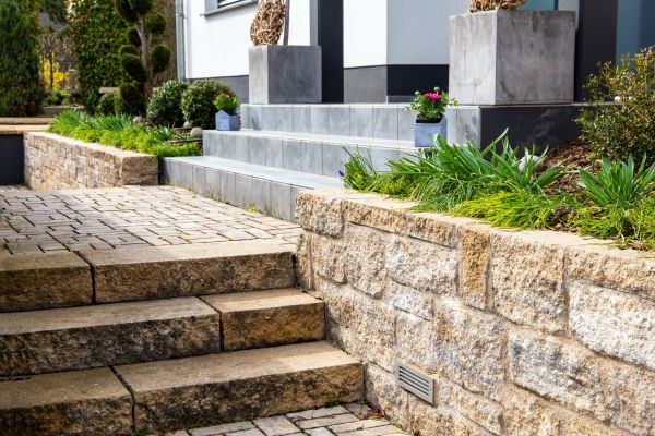 Stone Step Replacement in Chagrin Falls