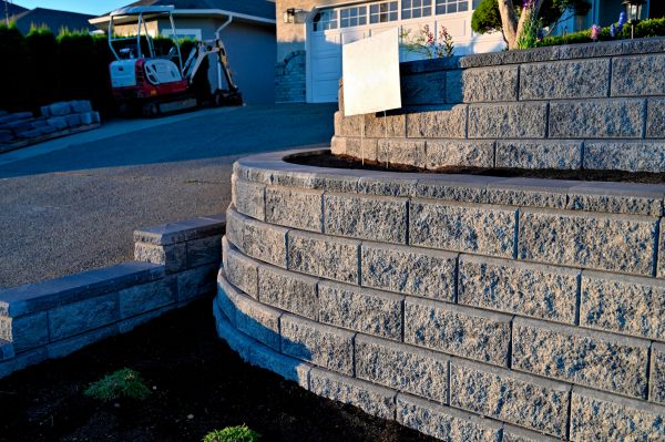 Stone Retaining Wall Repair in Chagrin Falls