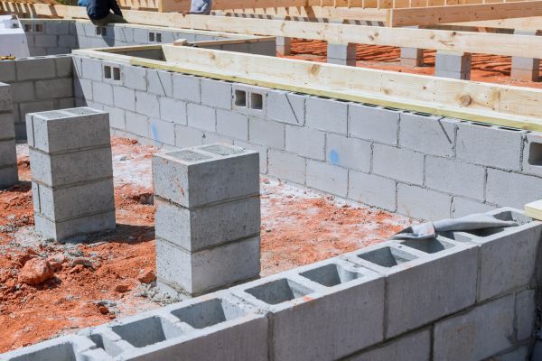 Cement Block Installation in Chagrin Falls